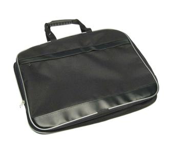 Портфель тканевый 1 отд. L-76-201 черный 290*370 "Успех"