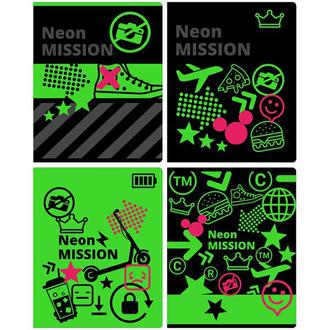 Тетрадь  48л. BG А5 ЛИНИЯ Neon mission 11078