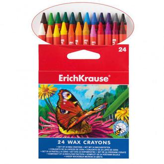 Карандаши восковые 24цв. "EK" 34931