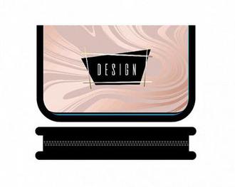 Пенал Пчелка 1 отделение 190х115 ПО 02 Блестящий мрамор