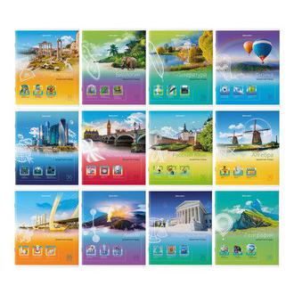 Тетрадь  36л. Brauberg предм. набор 12 предм. Яркая 404321