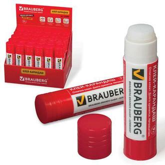 Клей -карандаш  9г "Brauberg" 220869/271305