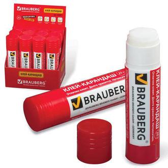 Клей -карандаш 25г "Brauberg" 220871/229472