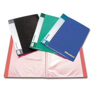 Папка индекс  20л "Brauberg" 0,6мм Стандарт 221595 синий