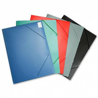 Папка с рез. "Brauberg" 0,5мм Стандарт 221621/22/23/24 ассорти