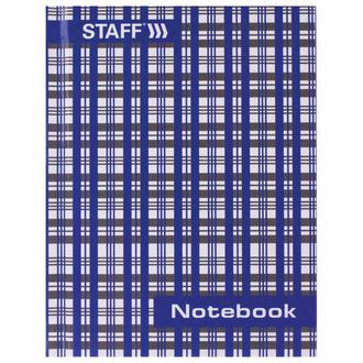 Блокнот 80л. А6 Бизнес Staff Шотландка 120953