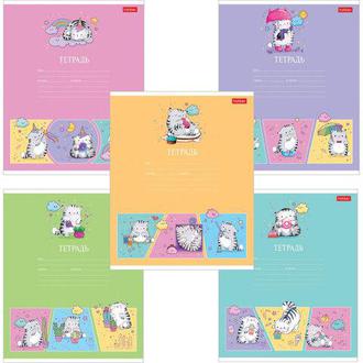 Тетрадь  12л. клетка "Хатбер" 12Т5В1 Приключения кота Пирожка