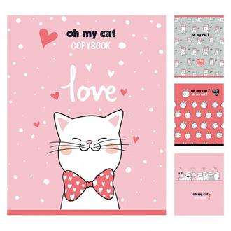 Тетрадь  48л. BG А5 клетка Oh my cat 8820