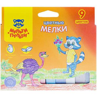 Мел цветной набор 9цв. ЦМ 11131