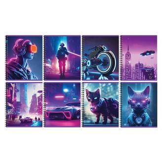 Тетрадь  96л. BG А5 спираль Виртуальная реальность 11969