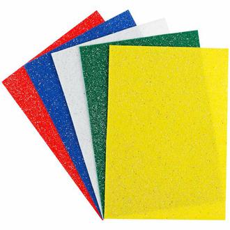 Набор цв. фетра  5л. 5цв. 2мм 38046 с блестками