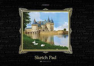 Альбом для эскизов А4 48л. скетчбук 160г/м2 36871 гребень