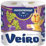 Полотенце бумажное "VEIRO" бел. 2сл. 2рулона Классик 5П22