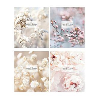 Тетрадь  96л. Спейс А5 клетка Цветы 45917