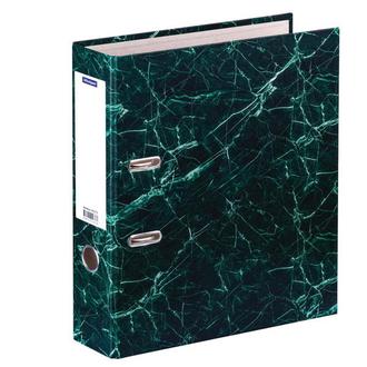 Папка 70мм "OfficeSpace" мрамор зеленая 242573