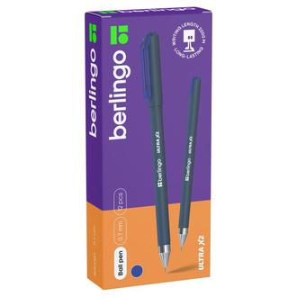 Ручка шар. "Berlingo" масл. основа Ultra X2 0,7мм CBp 07279 синяя