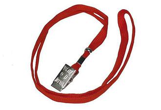 Шнурок для бейджа 45см 235734 красный
