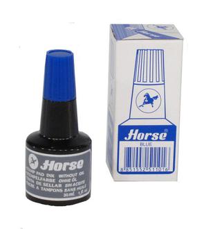 Краска штемп. "Horse" 30мл синий