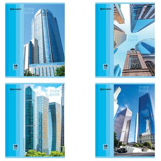 Тетрадь  48л. Brauberg А5 клетка Мегаполис 402777