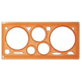 Линейка пластм. спирограф 20см 2802