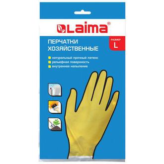 Перчатки хозяйственные Лайма L стандарт 600270