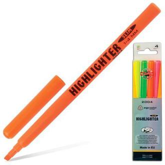 Текстовыделитель набор 4цв. "K-I-N" 1-4мм 772004