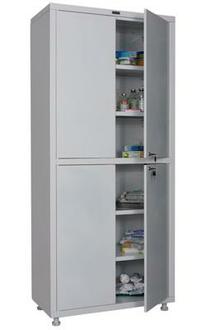 Шкаф металл. М2 175.80.40 М медицинский 1750*800*400  4полки 40кг 4 дверцы металл