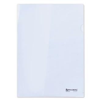 Папка-уголок "Brauberg" 0,15мм 221641 прозрачный