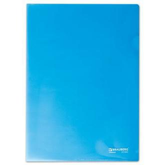 Папка-уголок "Brauberg" 0,15мм 221642 синий