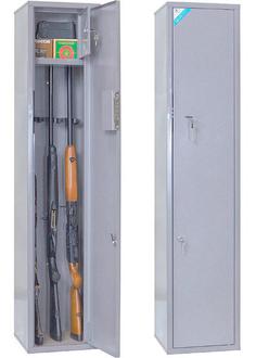 Шкаф оружейный ОШН-3 металлический 1 секция 3 ствола корпус/дверь 1.0 мм