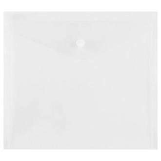 Папка конверт с кнопкой "Спейс" А5+ 0,15мм прозрачный 267532