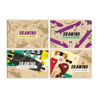 Альбом для рисования 24л. BG гребень 10879 Drawing