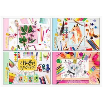 Альбом для рисования 20л. BG мелов. Mix. Девочки АР4кл20 9532 120г/м2