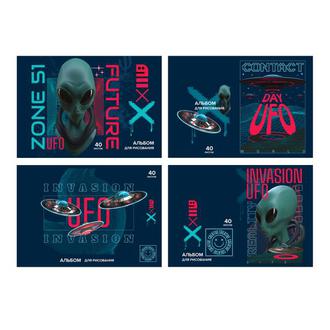 Альбом для рисования 40л. BG 10980 Вторжение