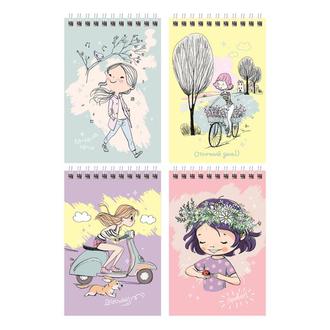 Блокнот 40л. А6 BG гребень 12212