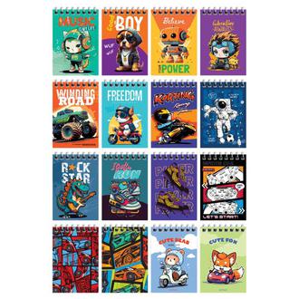 Блокнот 40л. А7 BG гребень Для мальчиков Б7гр40