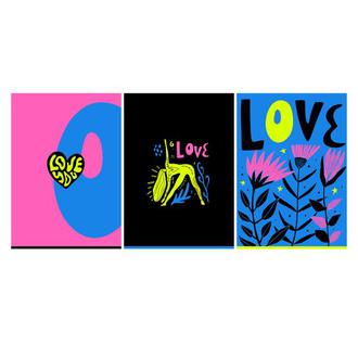 Тетрадь  96л. BG А4 скрепка Love you 11912