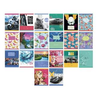 Тетрадь  18л. линия "BG" 8551/8554 Super Mix-20