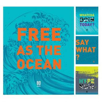 Тетрадь  80л. BG А5 скрепка Hype now 8934