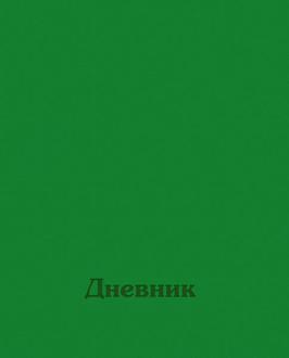Дневник цв.1-4 кл. BG PVC Velvet (зеленый) 3168
