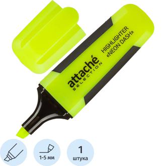 Текстовыделитель "Attache" 1-5мм желтый HL 7010
