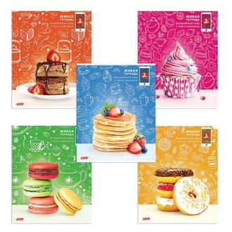 Тетрадь  48л. Хатбер клетка Живая Сладости 4D 48Т5В1