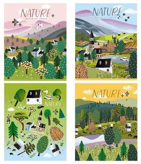 Тетрадь  48л. BG А5 клетка Арт стиль 9511