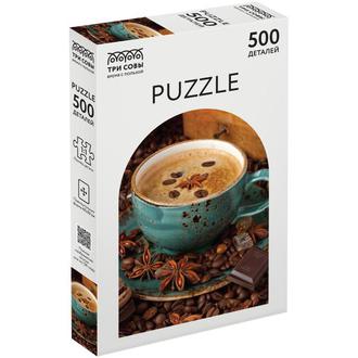 Пазл Три совы 500 Кофейный натюрморт 54646