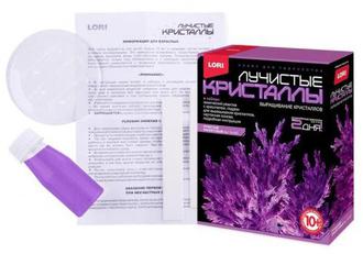 Набор д/творчества LORI Лучистые кристаллы "Фиолетовый" Лк-007