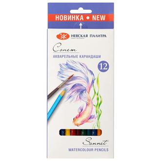 Карандаши "ЗХК" 12цв. Сонет 81411436 акварельные