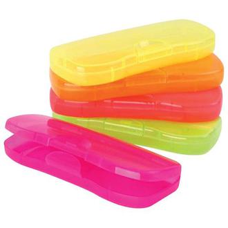 Пенал - футляр пластик Стамм ПН60/61/62/63 204х83х25