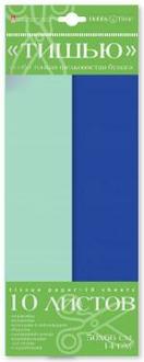 Бумага Тишью Альт 10л. 2-144/02 синий/мятный
