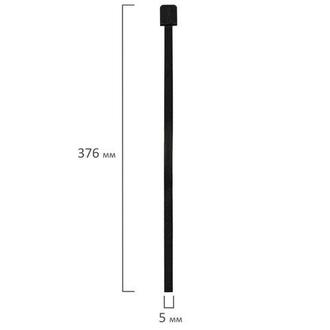 Закладка для книг самоклеющаяся набор 6 шт. ДПС 2921-107 черный 12х376мм