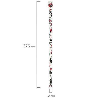 Закладка для книг самоклеющаяся набор 6 шт. ДПС 2921-100 Р4/6 Чудики/белый 12х376мм